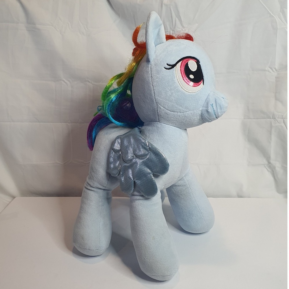 Build A Bear My Little‎ Pony Plush Rainbow Dash 15' Stuffed Horse Wings Pegasus